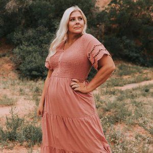 One Loved Babe Shall We Dance Dress, XXXL, Dark Mauve